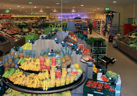 Blick in den EDEKA-Markt Horst Ermeling